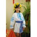 Embroidered dress/blouse/tunic "Frosty Morning"